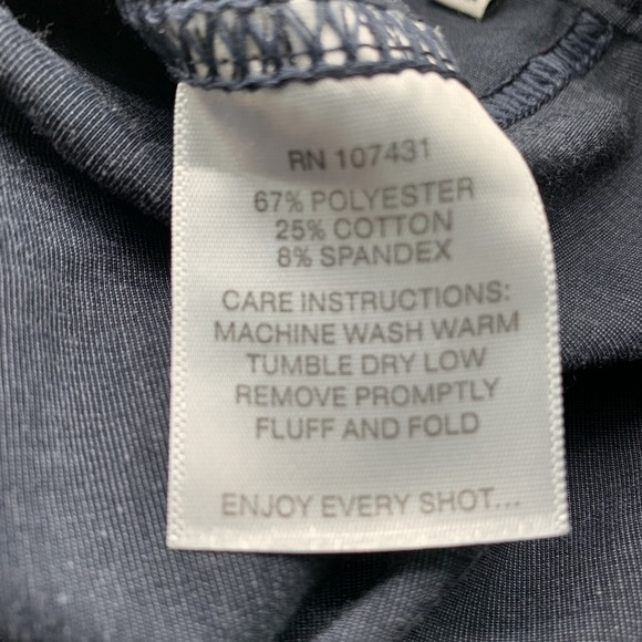 Linksoul Board Shorts Mens 33 Navy Blue Heathered Stretch Swim Trunks LS651 - Picture 5 of 6